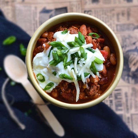 Slow Cooked Bison Chili