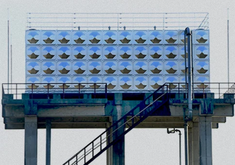 An image showing Beltecno stainless steel water storage tanks