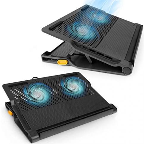 Dual Fan Chill Laptop Mat for warm weather