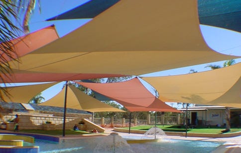 outdoor pool shade