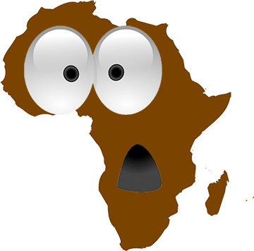 surprised Africa continent