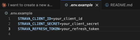 Environment Variable to save our credentials