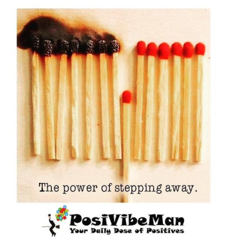 THE POWER OF STEPPING AWAY