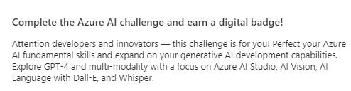 Azure AI Challenge