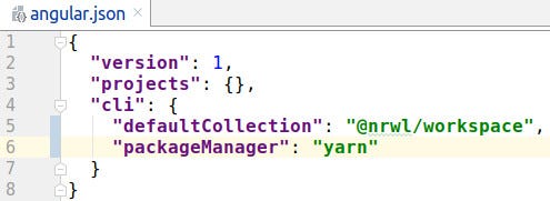 angular cli package manager options