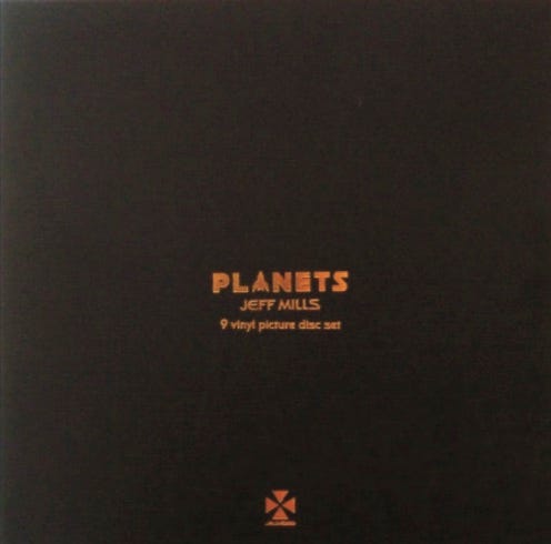 front cover for Jeff Mills Planets boxset