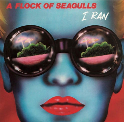 front of record cover for A Flock Of Seagulls I Ran 12"