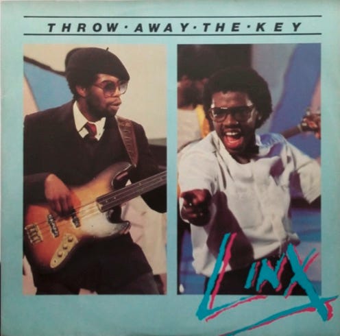 front of record cover for Lynx’s Throw Away The Key 12"