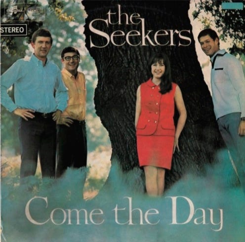 photo of album cover for The Seekers’ Come The Day