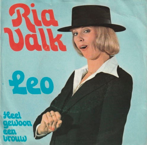 front of record cover for Ria Valk’s Leo album