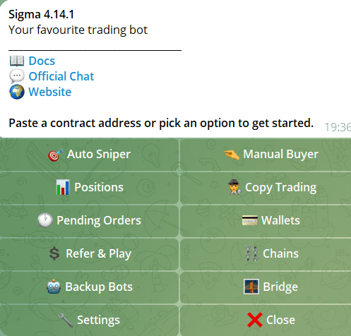 bsc telegram trading bot