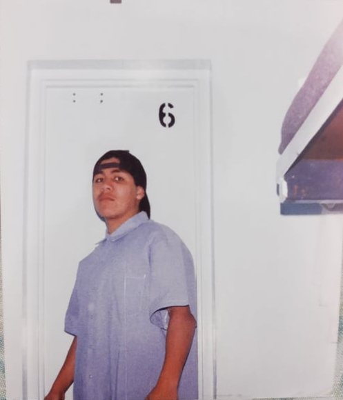 Gladiator School Gerardo in his cell on CD unit at YTS. Photo was taken by Julian Figueroa.