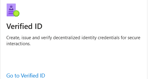 Image showing the “Verified ID” tab