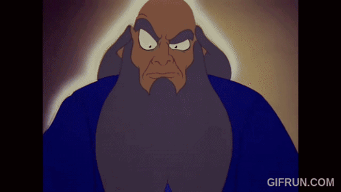 Mickey Mouse, the Apprentice, returning the Sorcerer’s hat with a look of shame and regret.