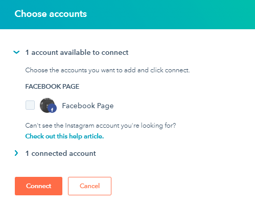 Connecting Your Facebook & Instagram Accounts to HubSpot