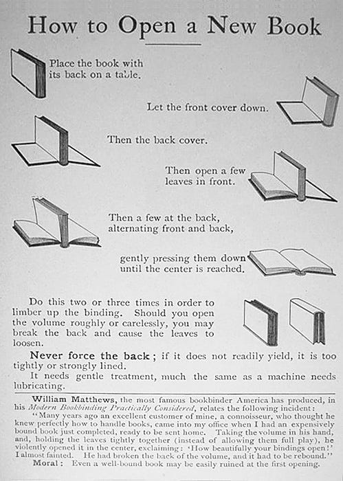 how to open a book