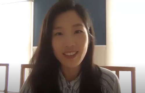 A still image from the video of Yoonjung Lee, founder of BindlePDX.com