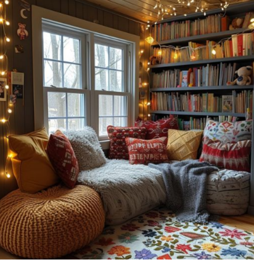 Book nook for bedroom refresh