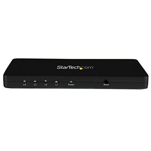 StarTech.com 4K HDMI Splitter - 4k 30Hz - 4 Port - Aluminum - Backward Compatible - HDMI Multi Port - HDMI Hub