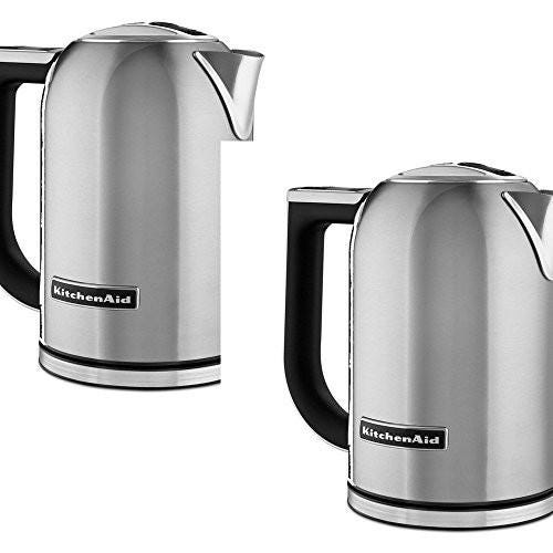 KitchenAid KEK1722SX 1.7-Liter Electric Kettle with LED Display - Brushed Stainless Steel