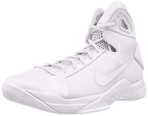 Nike Mens Hyperdunk '08 White/White-Pure Platinum 820321 100 - Size 9.5