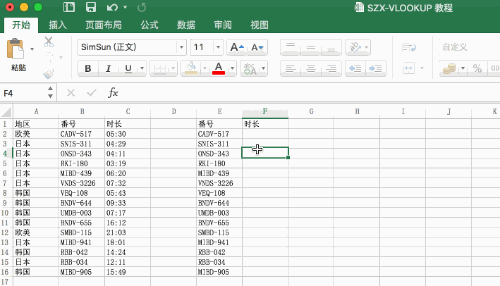 Función BuscarV en Excel
