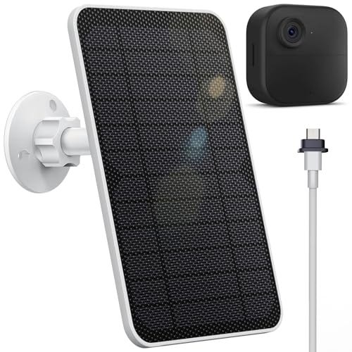 4W Solar Panels for Blink Outdoor 4 Camera, Solar Blink Charger for New Blink Outdoor 4 (4th Gen),13.1ft Cable Blink Solar Panel for Blink Outdoor Camera Continuous Power Supply, IP66 Weatherproof