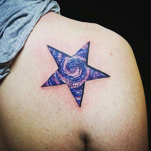 realistic star tattoo realistic star tattoo