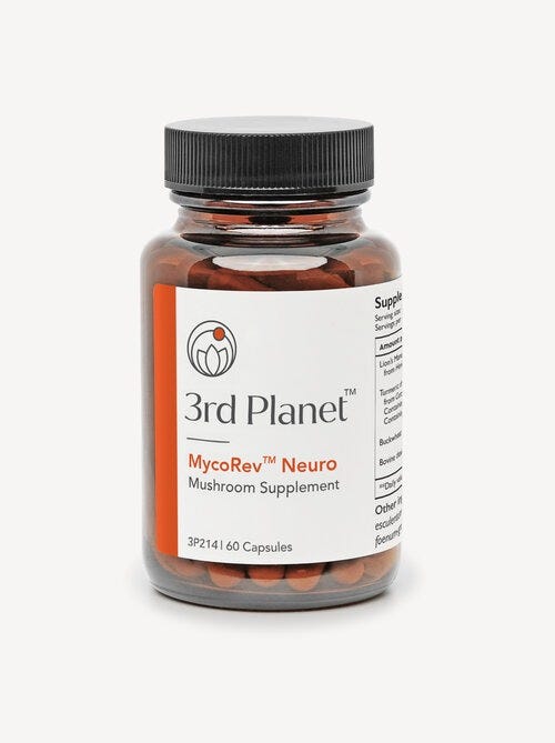 3rd Planet MycoRev™ Neuro supplement bottle
