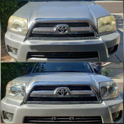 Headlight Restoration Toyota