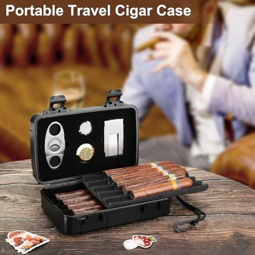 Ultimate‌ Travel Cigar Case: Stylish, Portable, & Functional - A ​Must-Have for Cigar ‍Enthusiasts!