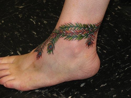 1063 Ankle Tattoo