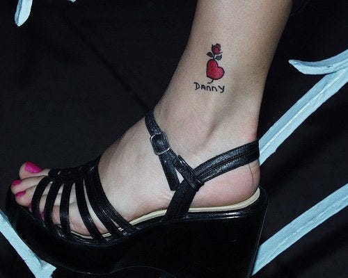 Ankle Tattoo 1141