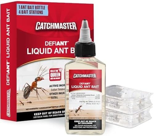 Ant Killing Powerhouse: Catchmaster‍ Defiant Liquid Bait & Stations