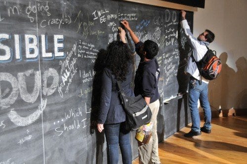 TEDxCMU Board Sign