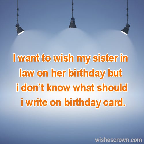 Happy Birthday Sister In Law Funny sms