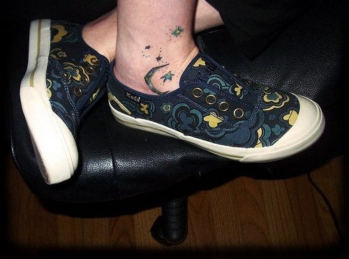 1089 Ankle Tattoo