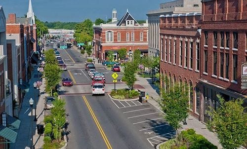 Image of downtown Gallatin, TN