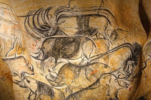 Chauvet Cave wall painting