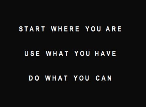 Start. Use. Do.