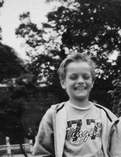 Martijn as a young boy