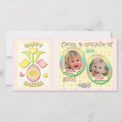 Easter Personalized Photo Card