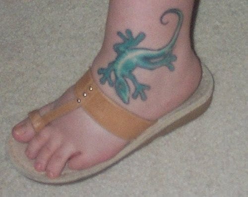 Ankle Tattoo 1002