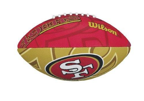 Wilson NFL  Junior Team Logo Football (San Francisco 49ers)