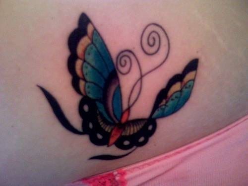 1081 Schmetterling Tattoo