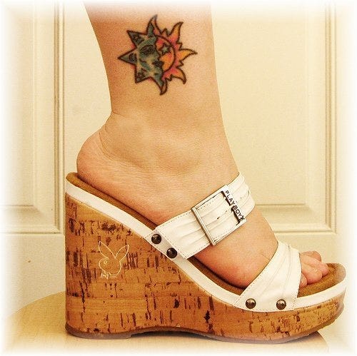 Ankle Tattoo 1041