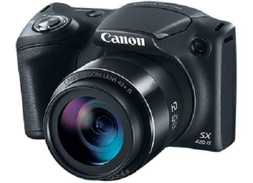 Canon PowerShot SX420 IS 20 Megapixel Compact Camera - Black