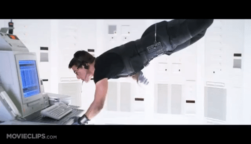 Gif from Mission Impossible: Extracting information