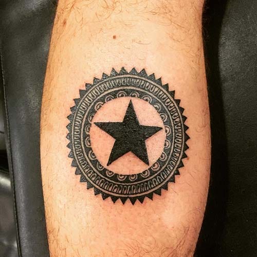 single star tattoo