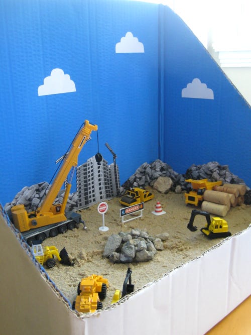construction site play scene roarsweetly